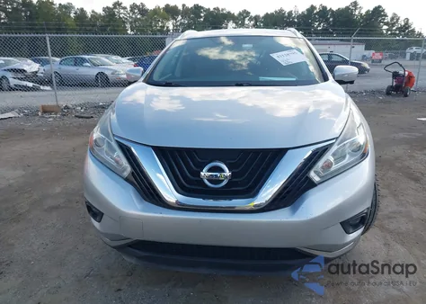2015 Nissan Murano Sl из США, поврежденный, VIN 5N1AZ2MH2FN228109